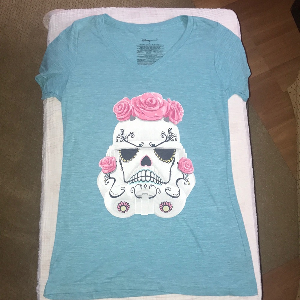 🤍NWT rare Day of the Dead Stormtrooper T-shirt L